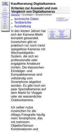 Vorschau der mobilen Webseite www.digicam-beratung.de, Digicam-Beratung