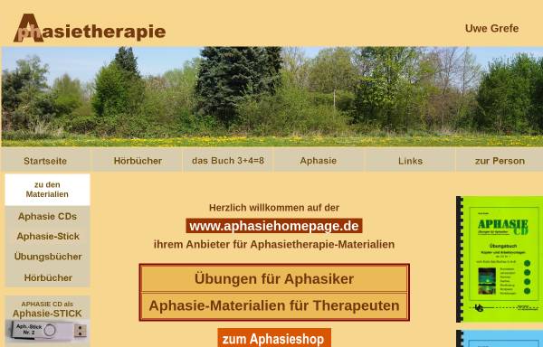 Vorschau von aphasiehomepage.de, Aphasiehomepage