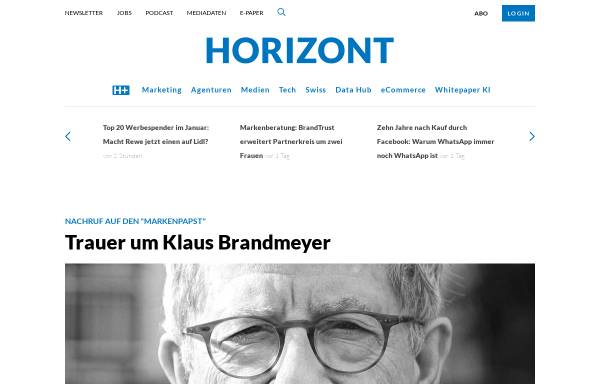 Vorschau von www.horizont.net, Horizont