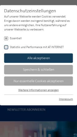 Vorschau der mobilen Webseite www.ard-werbung.de, Media Perspektiven