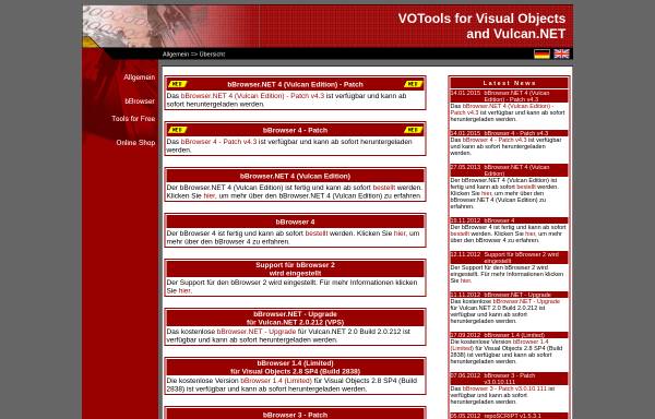 Vorschau von www.votools.de, VOTools for Visual Objects and Vulcan.NET