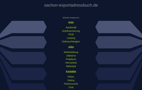 Sachon - Das Deutsche Exportadressbuch