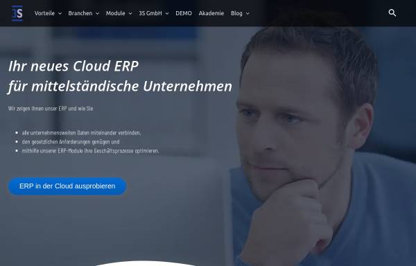 Vorschau von www.3s-erp.de, 3S PPS / ERP Software
