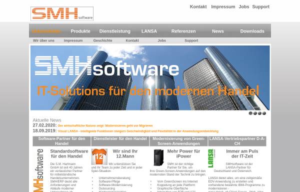 Vorschau von www.smhsoftware.de, S.M.Hartmann GmbH