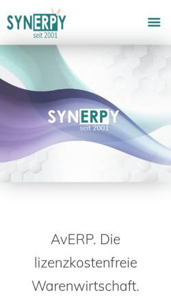 Vorschau der mobilen Webseite www.synerpy.de, Synerpy GmbH