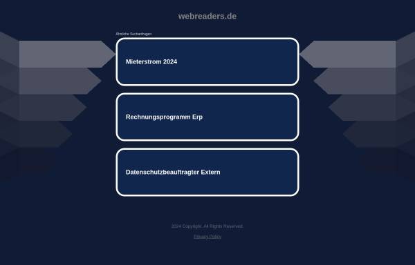 Vorschau von www.webreaders.de, Webreaders IT-News
