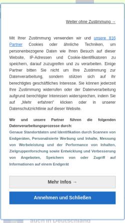 Vorschau der mobilen Webseite www.zdnet.de, ZDNet Deutschland