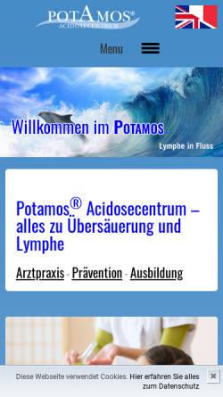 Vorschau der mobilen Webseite acidose.de, Acidose und Vorbeugung