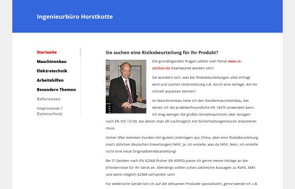 Vorschau von www.horstkotte.de, Ing.-Büro Horstkotte