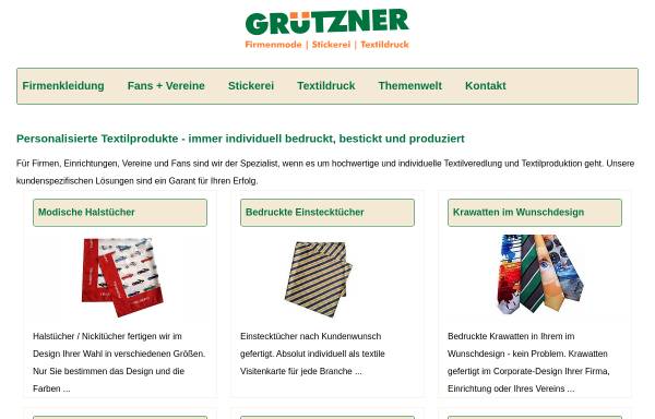 Vorschau von www.m-gruetzner.de, Grützner, Gunnar