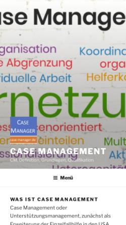Vorschau der mobilen Webseite www.case-manager.de, Peter Löcherbach