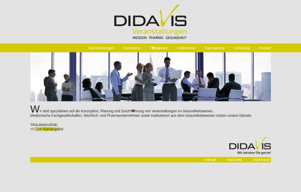 Vorschau von www.didavis.ch, Didavis AG - Medizinisches Ausbildungs- und Simulationszentrum