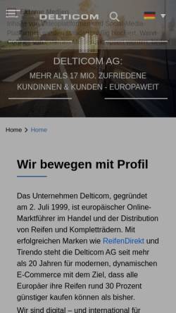 Vorschau der mobilen Webseite www.autoteile.ch, Cartec Autozubehör AG