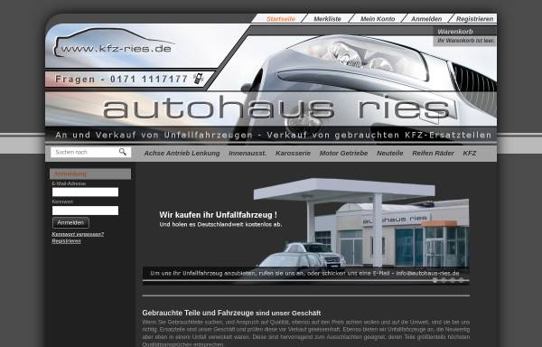 Vorschau von www.kfz-ries.de, Autohaus-Ries