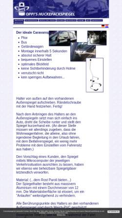 Vorschau der mobilen Webseite www.caravanspiegel.de, Caravanspiegel Opgenorth GmbH