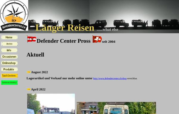 Vorschau von www.defendercenter.ch, Defender Center Pross