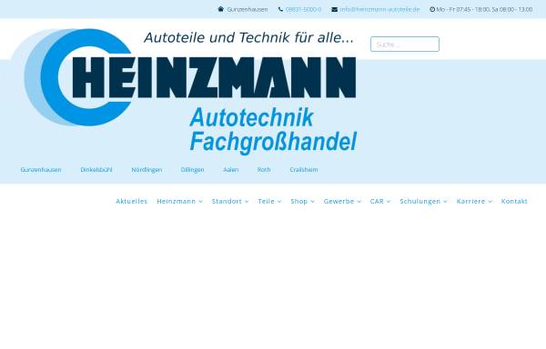 Vorschau von www.automechanik.de, Heinzmann Autotechnik KG