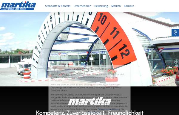 Vorschau von martika.de, Martika Autoteile GmbH