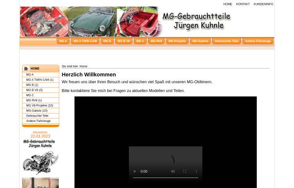 Vorschau von www.mg-gebrauchtteile.de, MG-Gebrauchtteile, Jürgen Kühnle