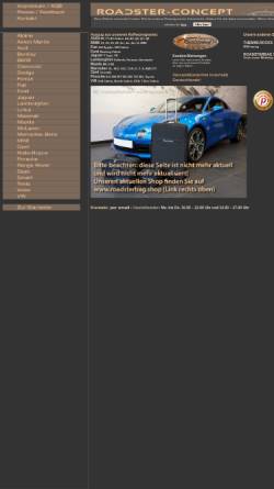 Vorschau der mobilen Webseite www.roadster-concept.de, Roadster-Concept, Andreas Gerlach