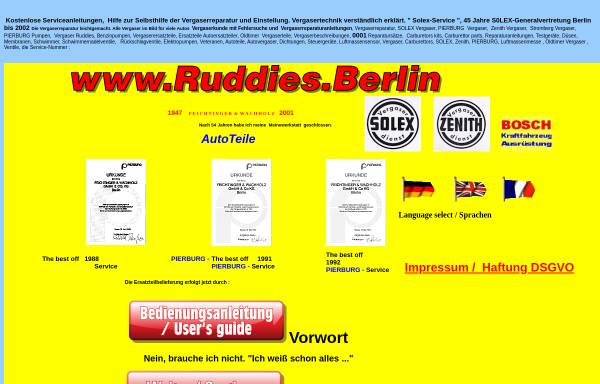 Vorschau von www.ruddies-berlin.de, Ruddies-Berlin