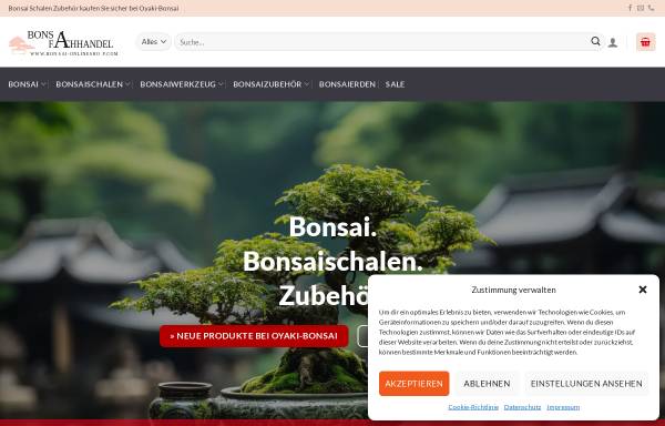 Vorschau von bonsai-onlineshop.com, Oyaki-Bonsai
