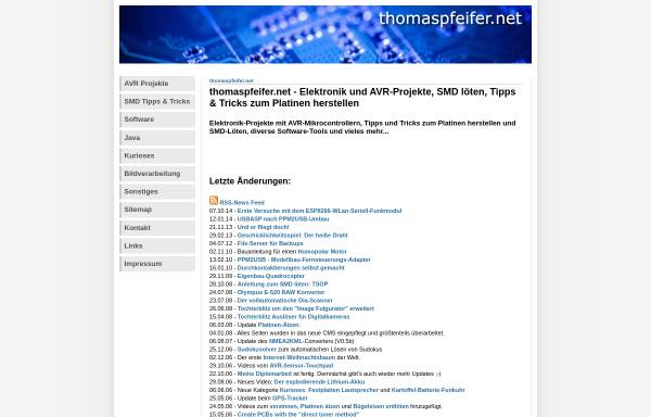 Vorschau von thomaspfeifer.net, Pfeifer, Thomas