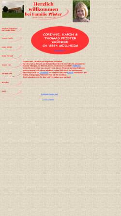 Vorschau der mobilen Webseite home.datacomm.ch, Pfister, Familie