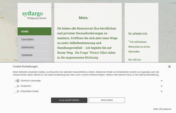 Vorschau von www.systargo.de, Systargo Ltd & Co. KG