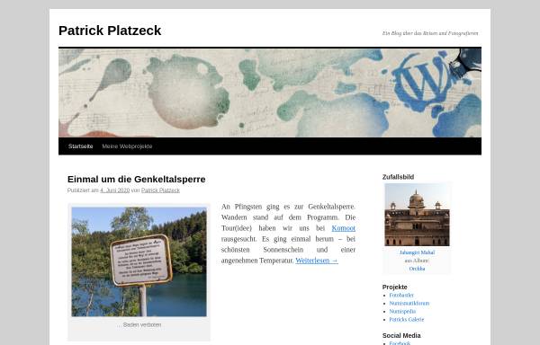 Vorschau von www.platzeck.net, Platzeck, Patrick