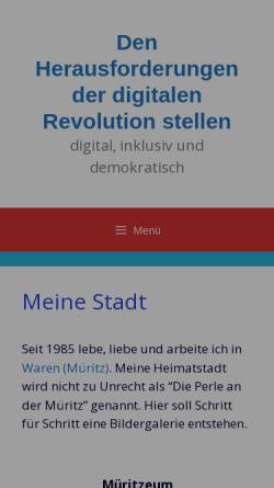Vorschau der mobilen Webseite www.ruedigerprehn.de, Prehn, Rüdiger