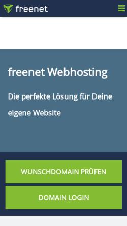 Vorschau der mobilen Webseite freenet-homepage.de, Wehner, Martin