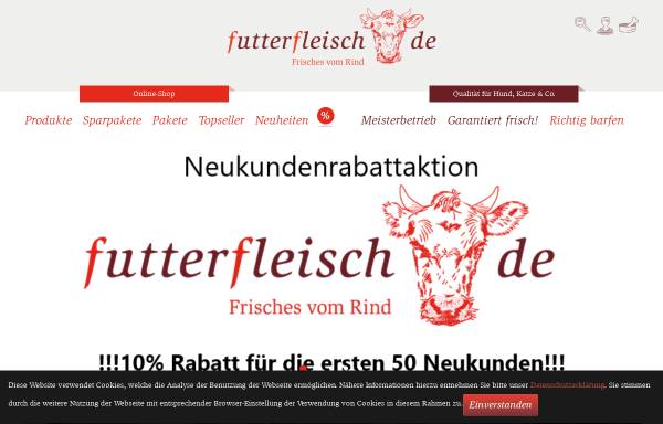 Vorschau von www.futterfleisch.de, Nationale Tierparkversorgung