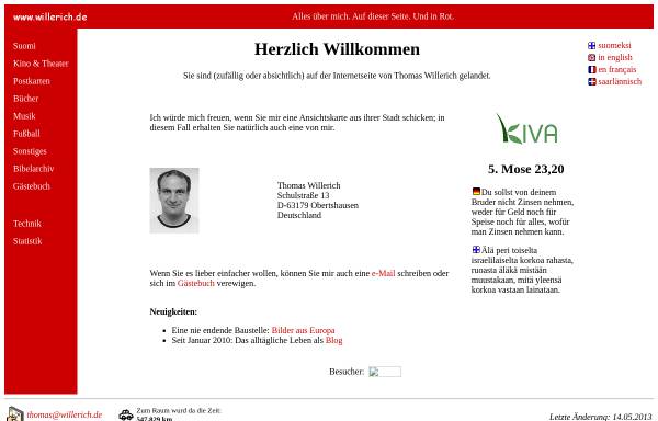 Vorschau von www.willerich.de, Willerich, Thomas