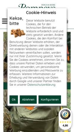 Vorschau der mobilen Webseite www.romneys.de, Romney´s Beate Ting GmbH