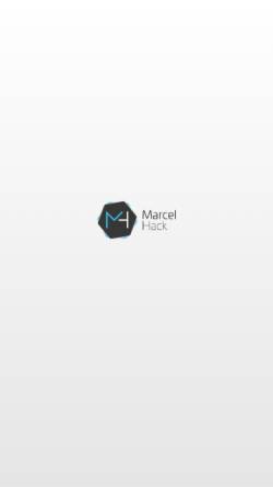 Vorschau der mobilen Webseite www.marcel-hack.de, Hack, Marcel