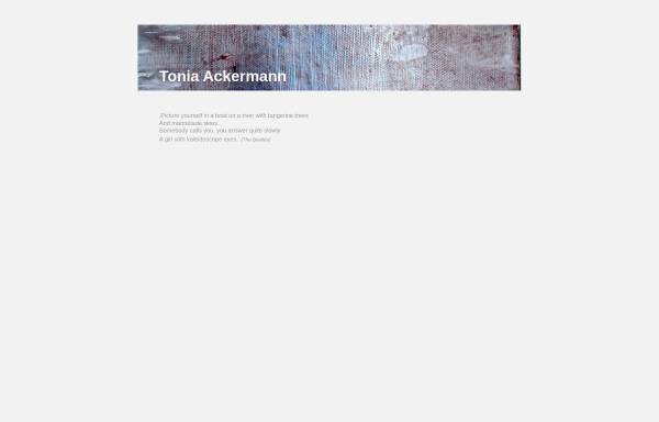 Vorschau von www.toniaackermann.de, Ackermann, Tonia