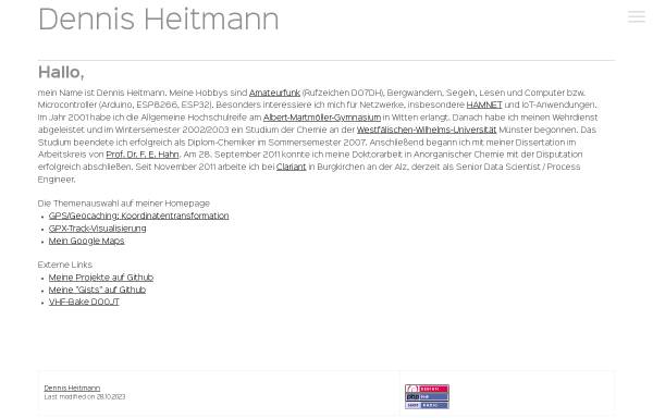 Vorschau von www.dennisheitmann.de, Heitmann, Dennis