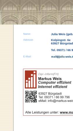 Vorschau der mobilen Webseite www.julia-helbing.de, Helbing, Julia