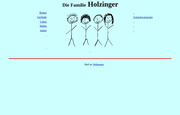 Holzinger, Familie