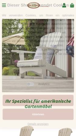Vorschau der mobilen Webseite dream-chairs.de, Dream-Chairs, Roland Rudert