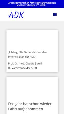 Arbeitsgemeinschaft ästhetische Dermatologie und Kosmetologie (ADK)