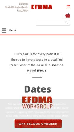 Vorschau der mobilen Webseite www.fdm-europe.com, European FDM Association