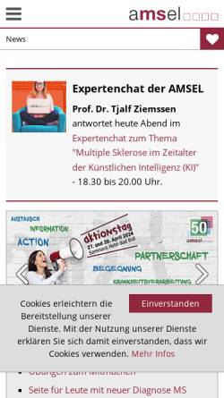Vorschau der mobilen Webseite www.geschichte-der-ms.de, Die Geschichte der MS