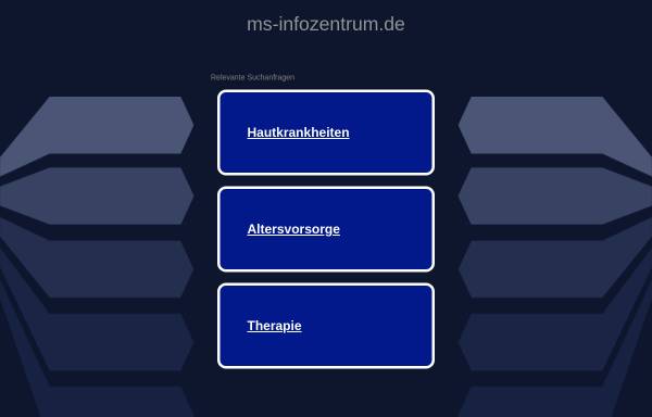 Vorschau von www.ms-infozentrum.de, MS-Infozentrum