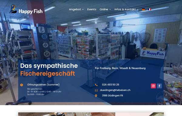 Vorschau von www.happyfish.ch, Happyfish