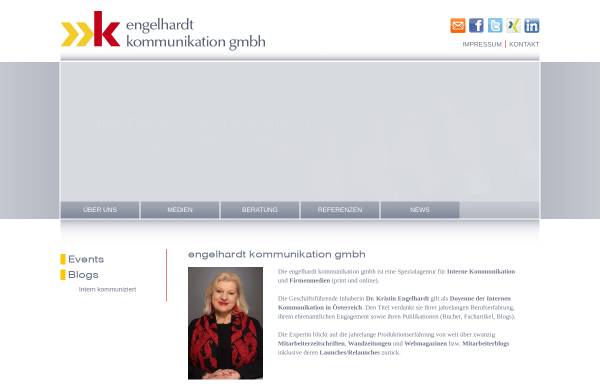 Vorschau von www.engelhardt.at, Engelhardt Kommunikation