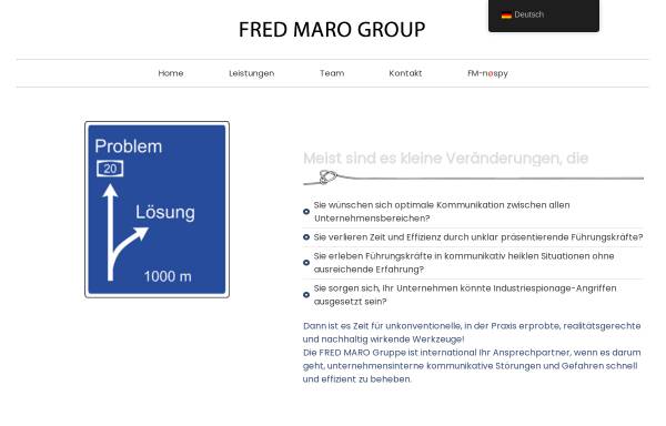 Vorschau von www.fredmaro.com, Fred Maro Gruppe