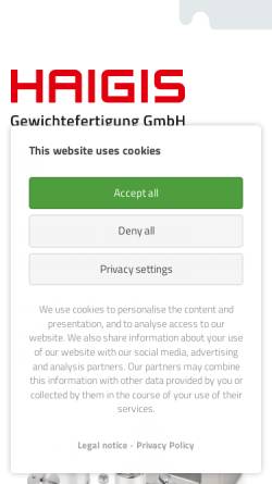 Haigis Gewichtefertigung GmbH