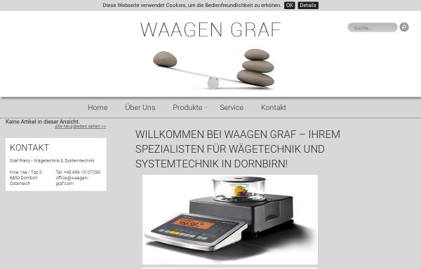 Vorschau von www.waagen-graf.com, Waagen Graf - Franz Graf